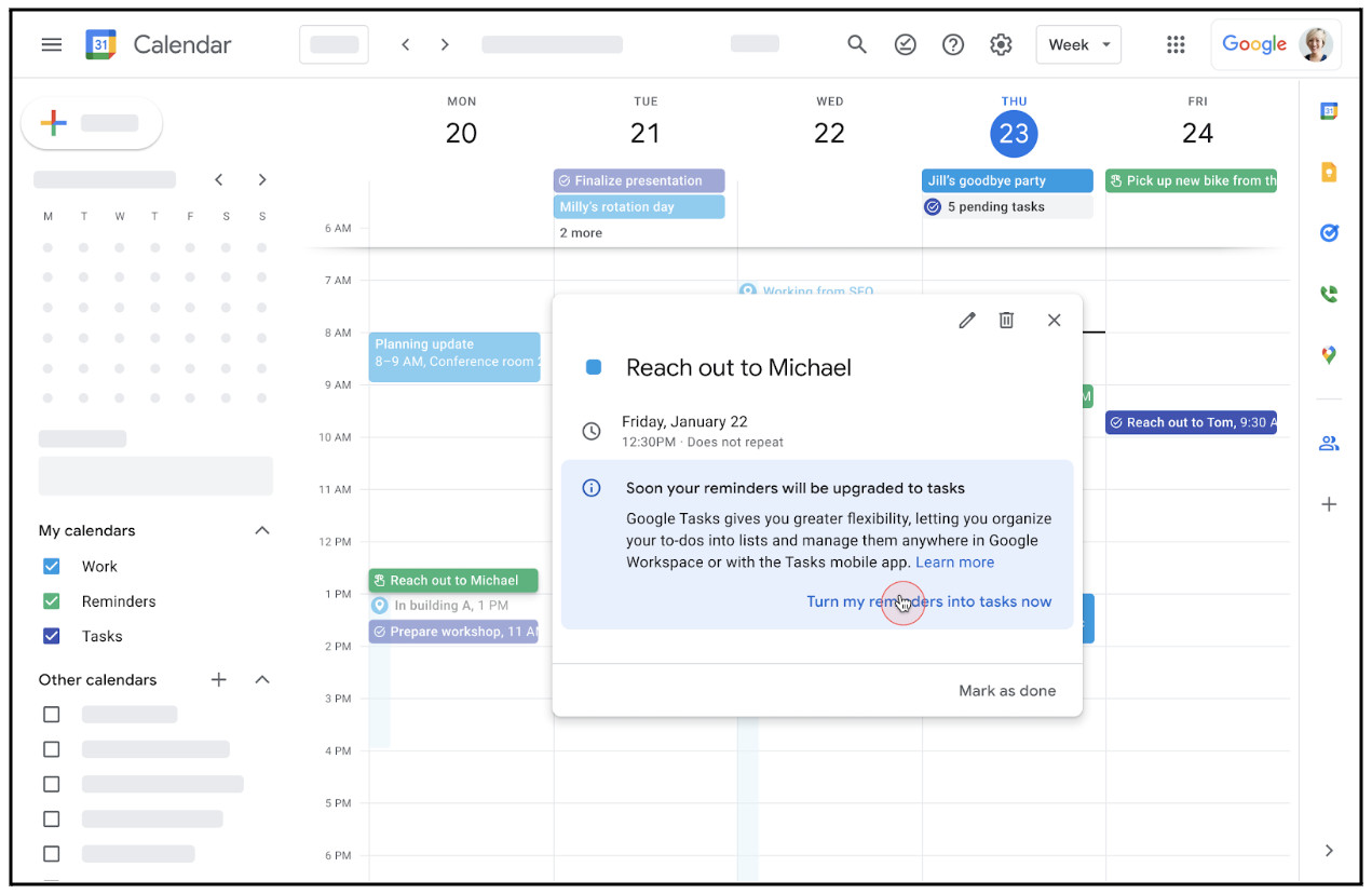 Google Задачи Google Задачи