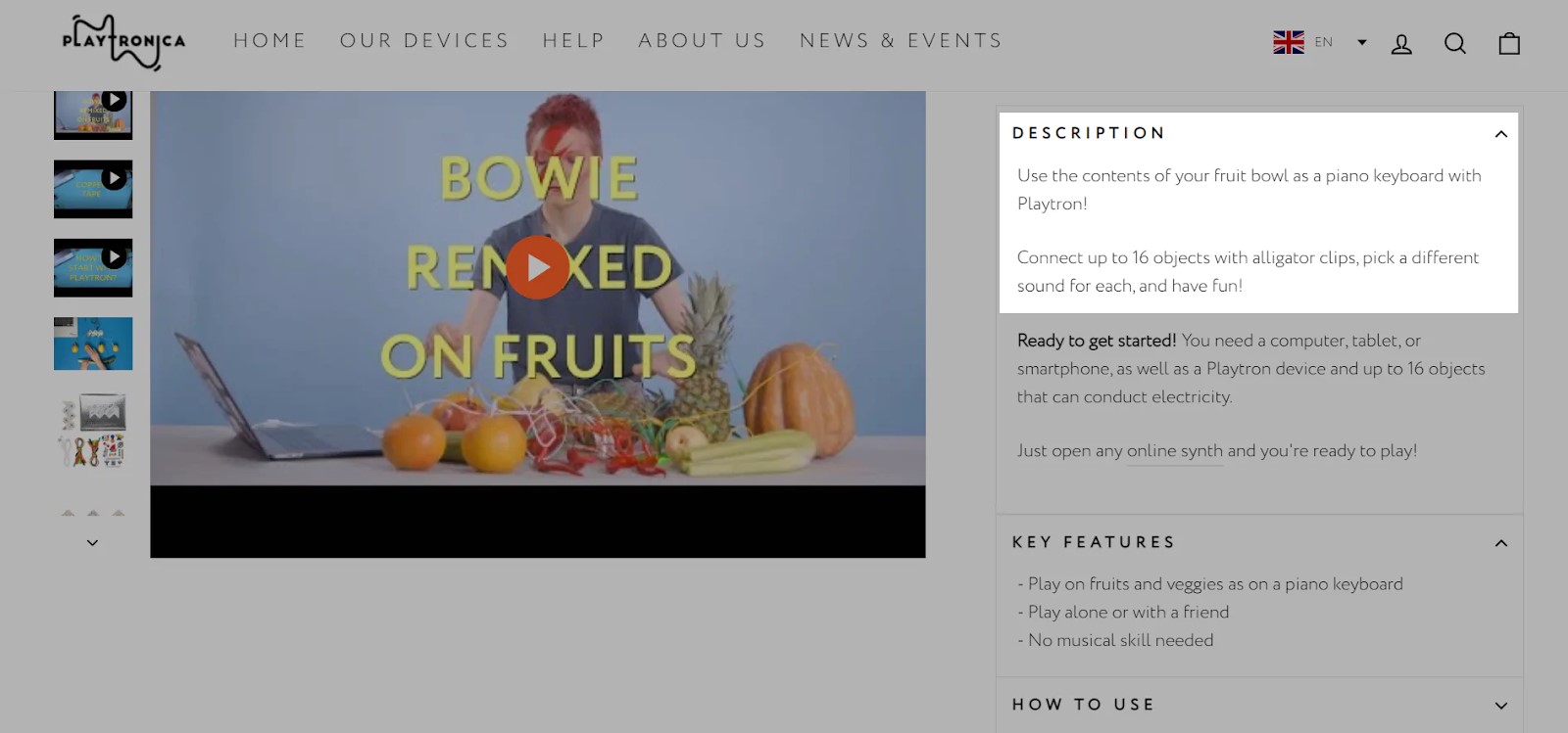 Пример описания товара Пример описания товара