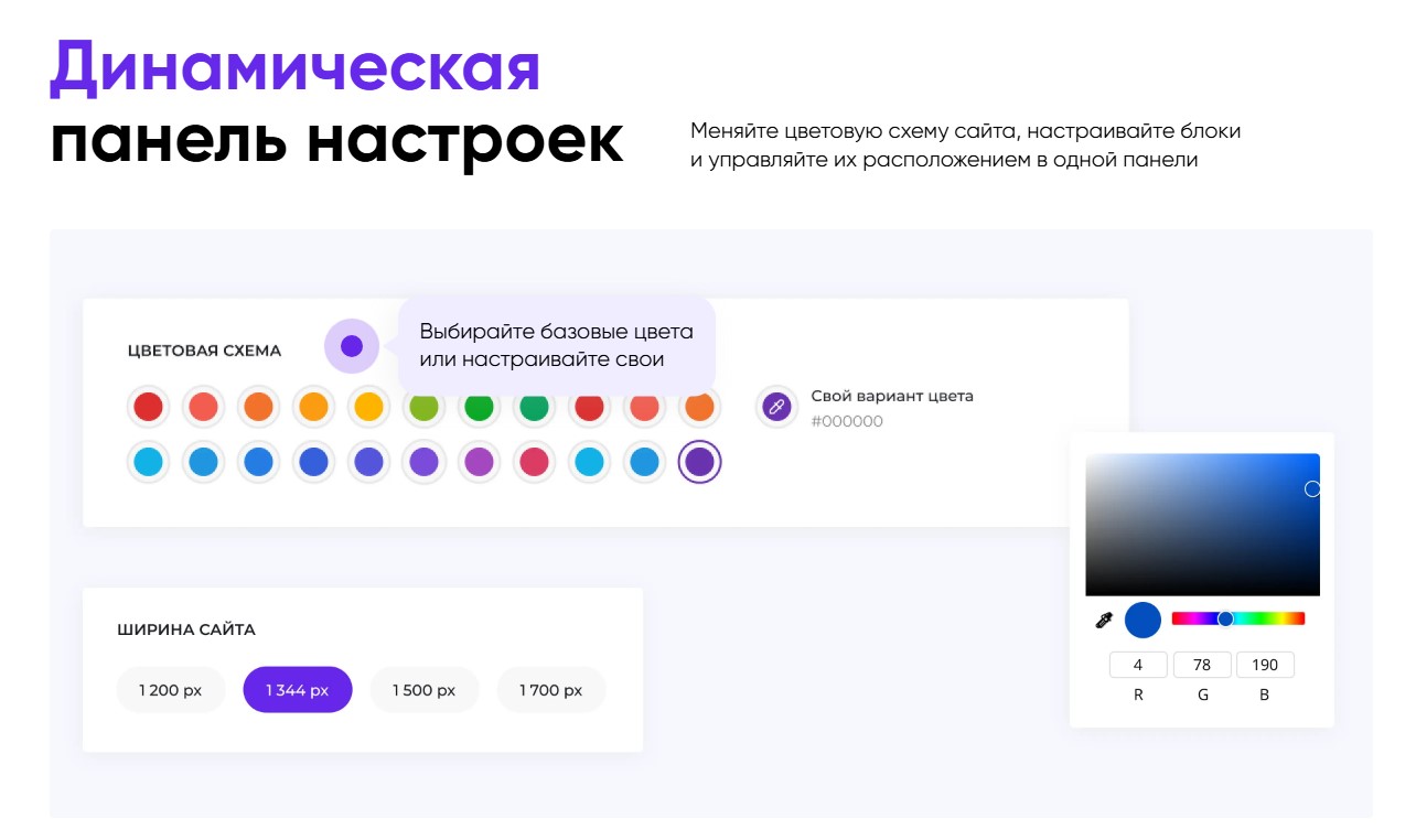Визуальное управление контентом
