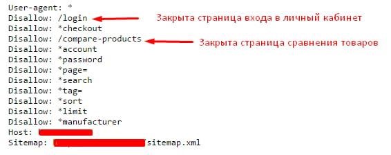 Запрет в robots